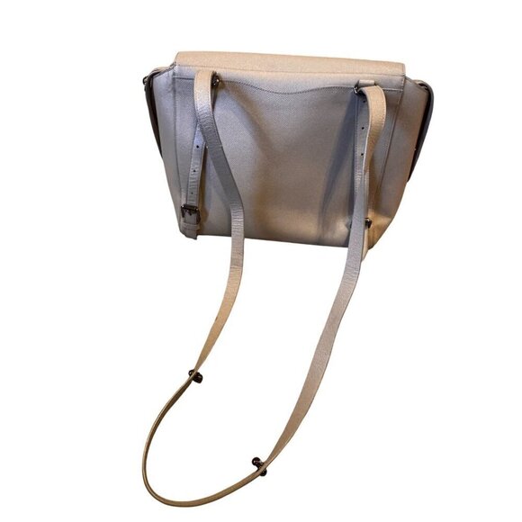 Rebecca Minkoff Beige Leather Crossbody Bag With Adjustable Strap & Front Zipper main image 6